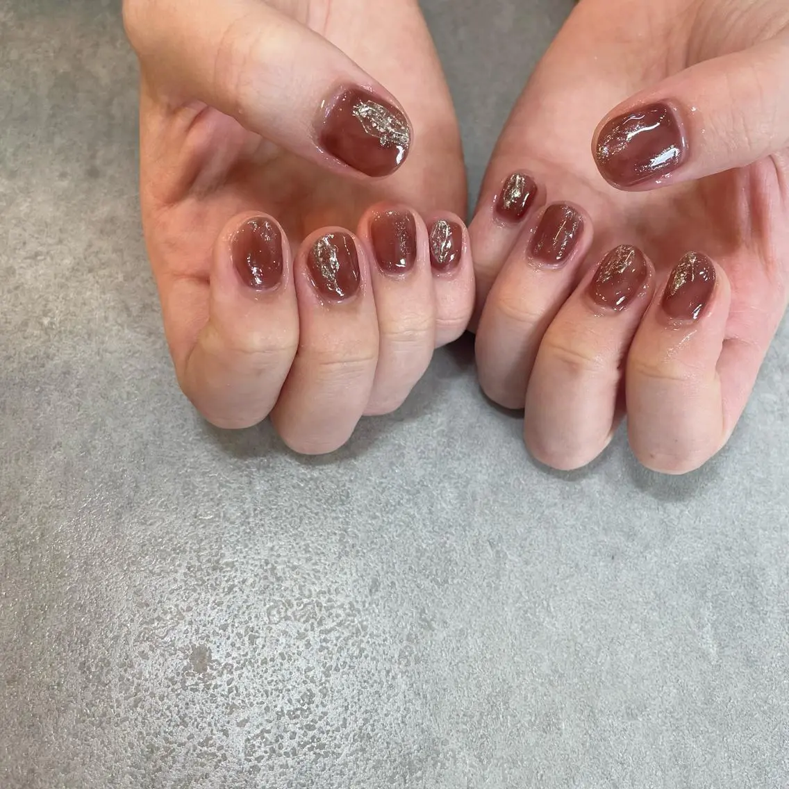 ネイル ブラウン Nail Salon Gummi.のネイルデザイン