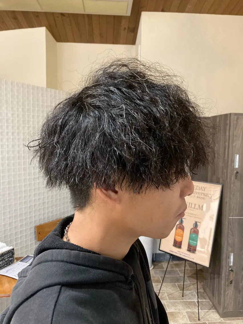 パーマ メンズ メンズパーマ 加藤 泰地のヘアスタイル