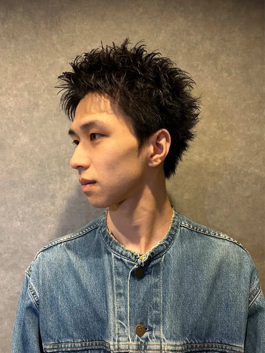 ショート ショートヘア カット トリートメント メンズ特化🔥再現度 高カット/パーマ/元のヘアスタイル