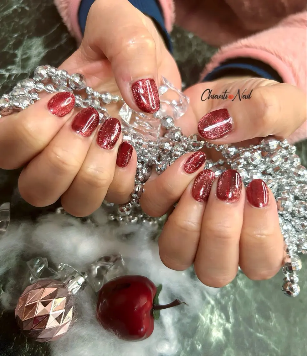 ネイル マグネットネイル ワンカラーネイル ハンドネイル Chianti Nailのネイルデザイン