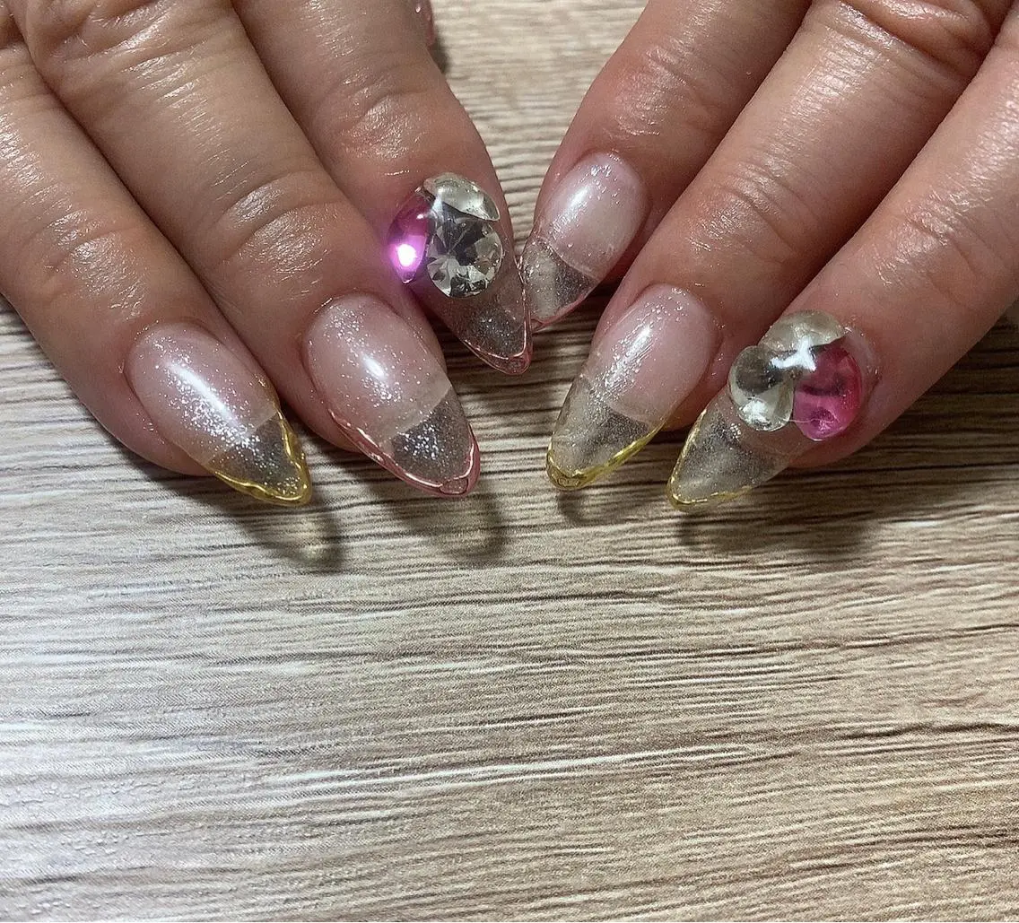ネイル 長さ出し ハンドネイル MINAMI nailsのネイルデザイン