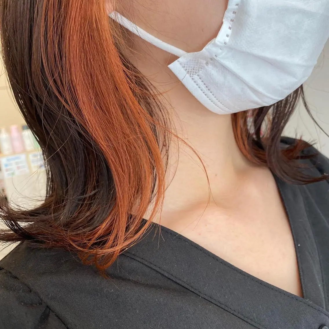 🌈カット+全体カラー+インナーカラー【ブリーチ込】🌈の写真