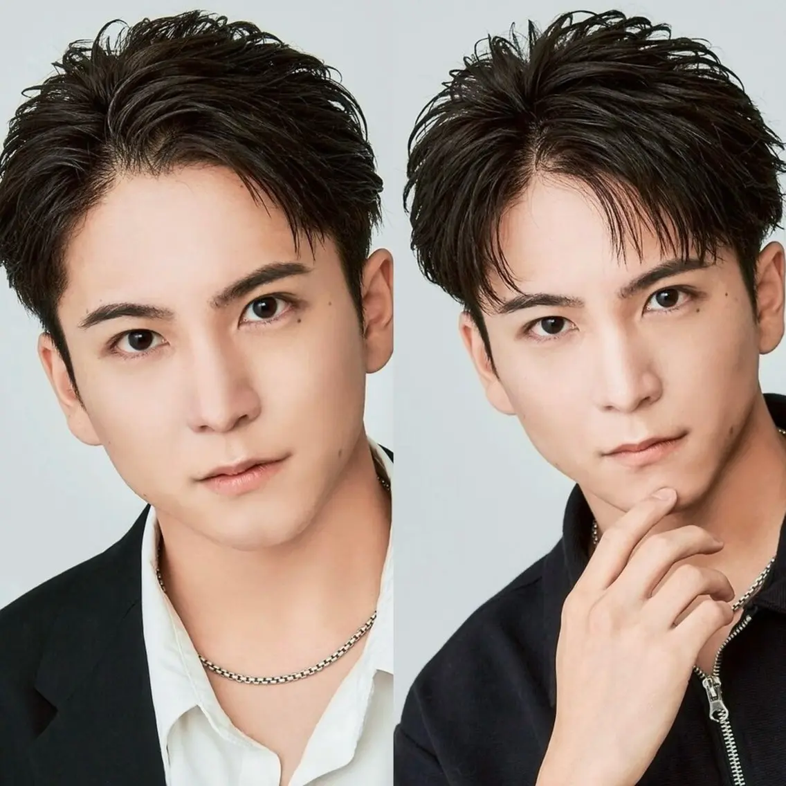 メンズ アップバング ビジネス メンズショート カット トリートメント ヘッドスパ ヘアセット レイヤー/艶感カラー /メンズ/KOSEIのヘアスタイル