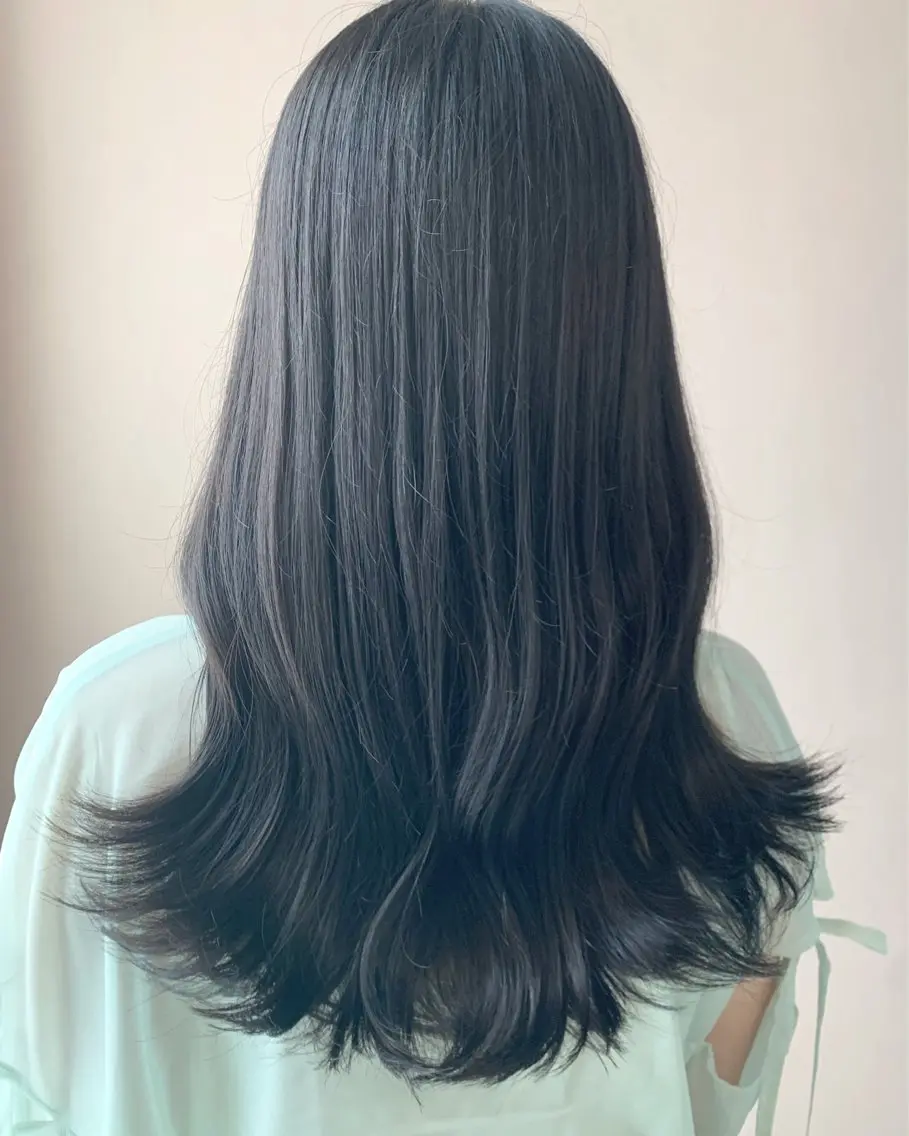 ロング カラー 透明感カラー hubhair レイヤー/透明感のヘアスタイル