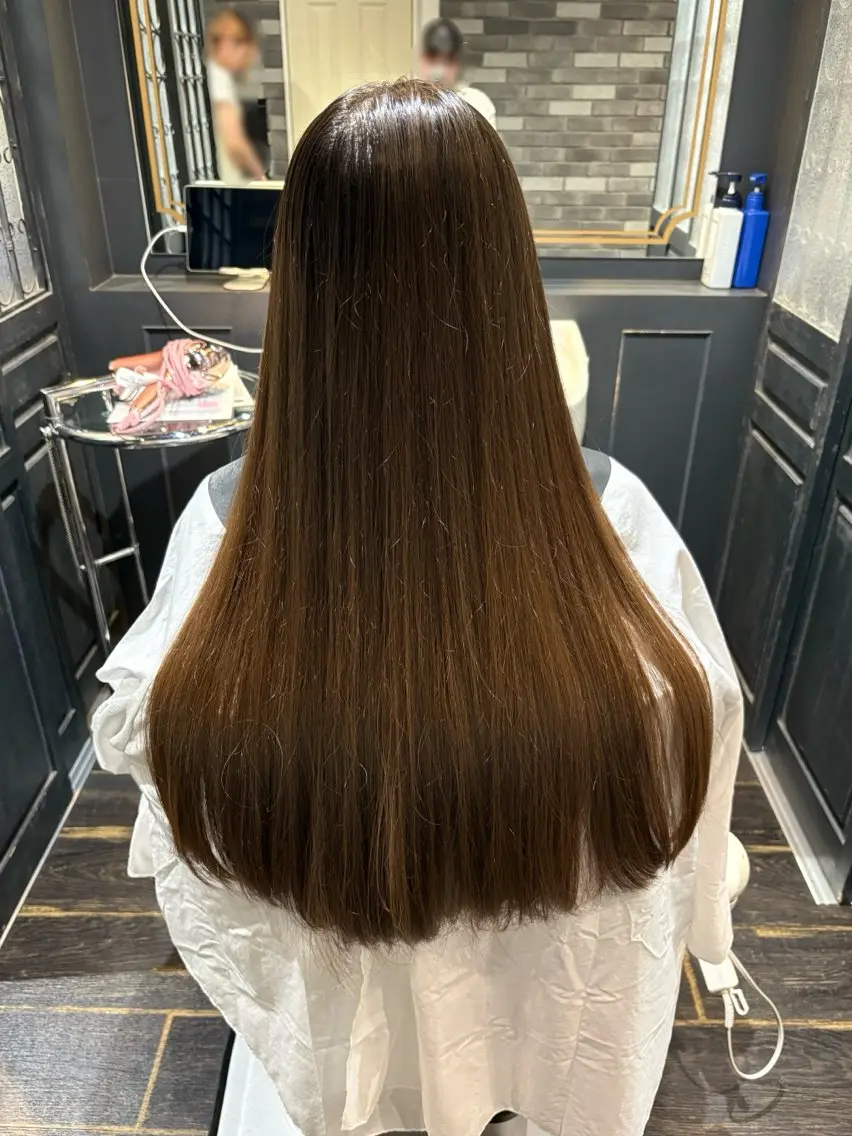ロング タナカ マコのヘアスタイル