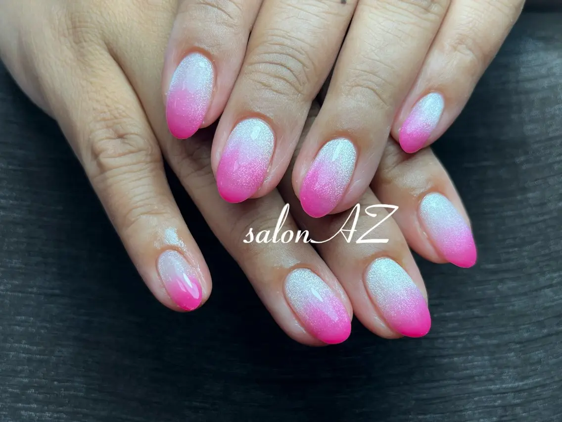 ネイル アートネイル 長さ出し フットネイル フレンチネイル ジェルネイル salon AZのネイルデザイン