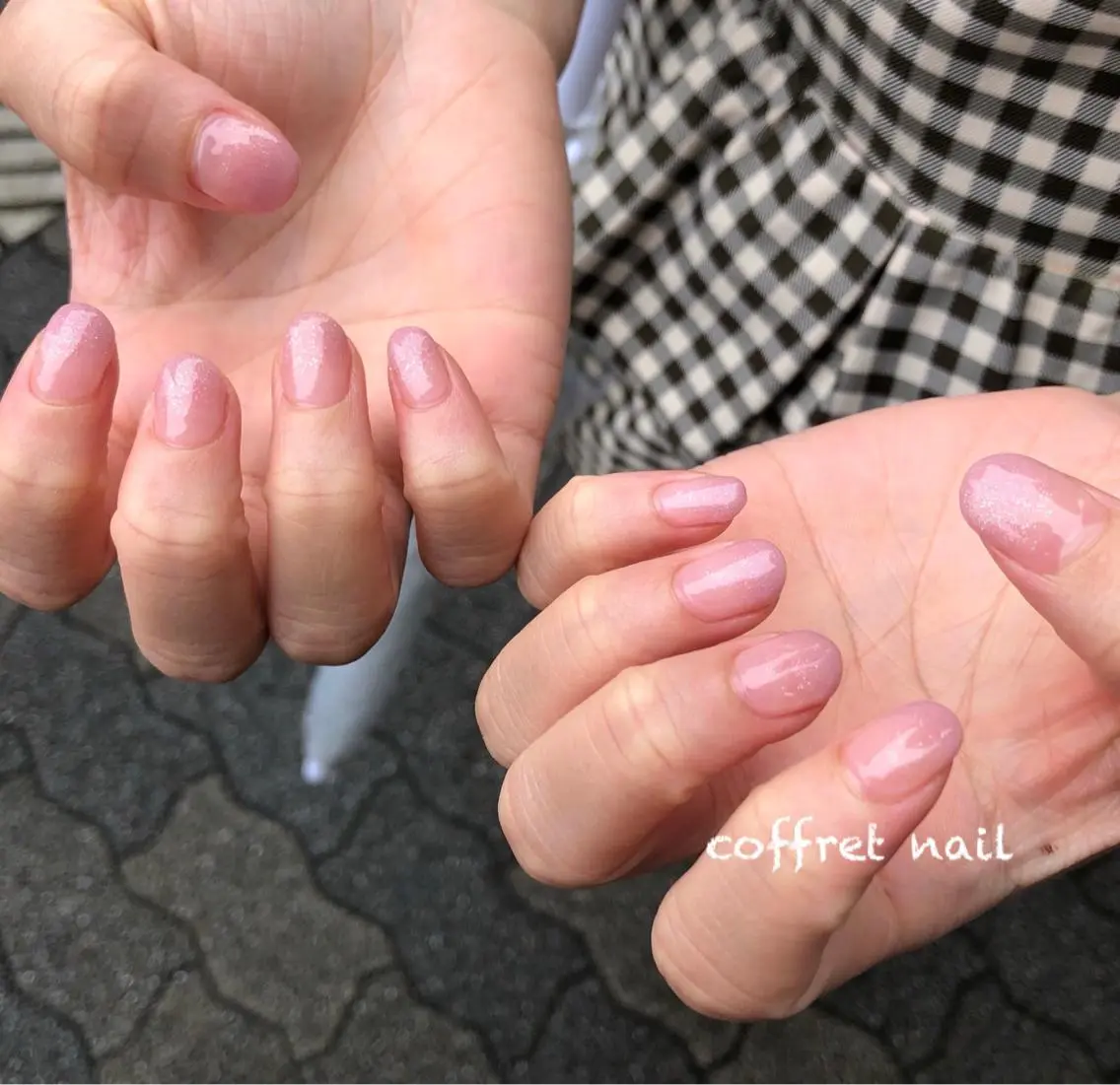 ネイル カジュアル クリアネイル 長さ出し フットネイル フレンチネイル ネイリスト 土橋 由季のネイルデザイン