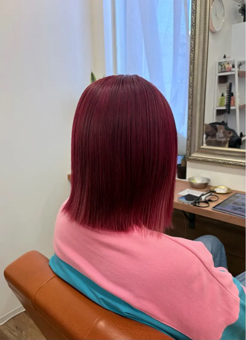 カラー ヘアカラー ハイトーン 🎀ゆいのヘアスタイル