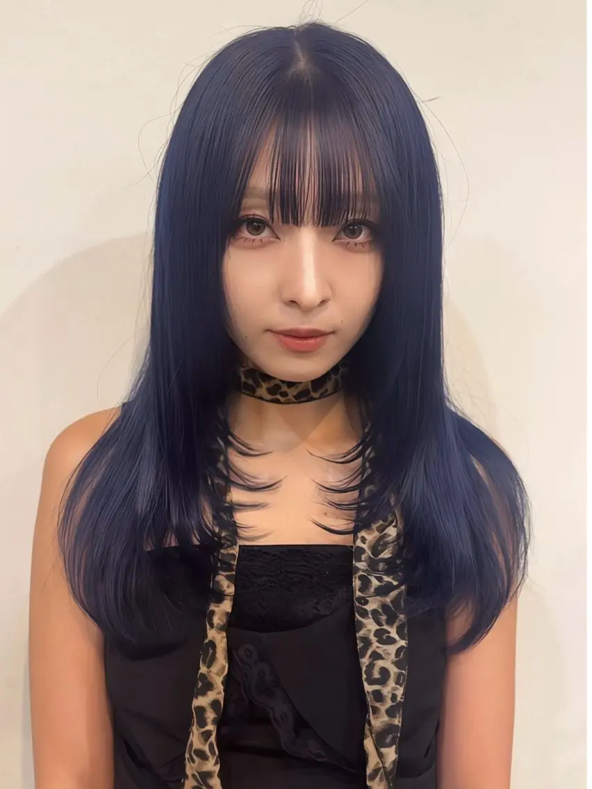 セミロング 顔周りカット 韓国風ヘア レイヤーカット カット トリートメント 北村 勇樹のヘアスタイル