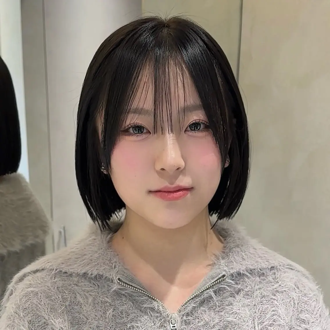 ショート カラー カット ヘアカラー トリートメント 原宿/韓国ボブ /くびれボブ/優希のヘアスタイル