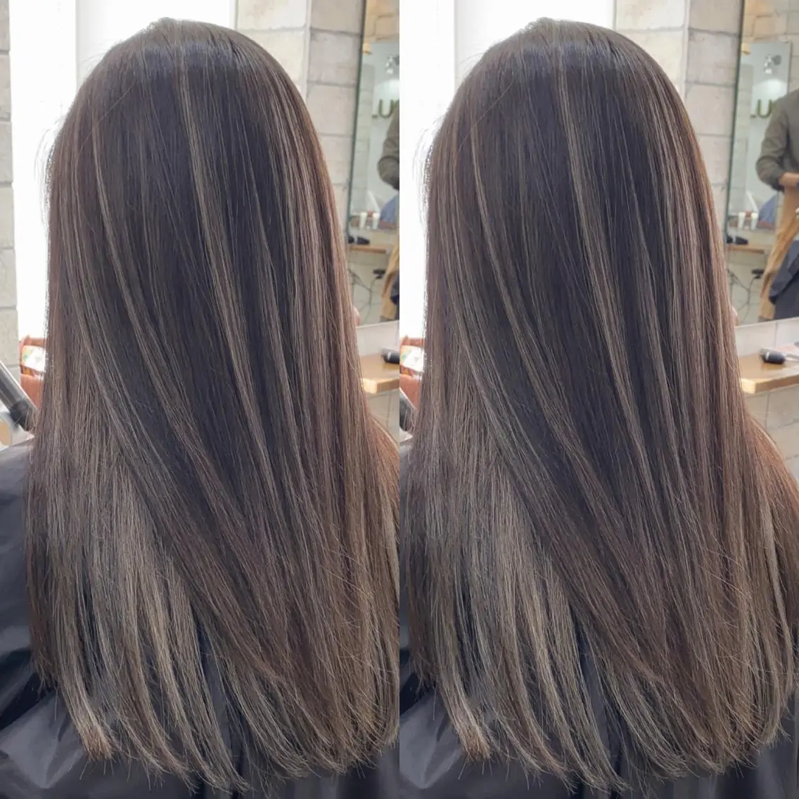 ロング カラー パーマ ヘアアレンジ メンズ キッズ ネイル マツエク・マツパ カット ヘアカラー ハイライト、レイヤー カット/西梅田/中西のヘアスタイル