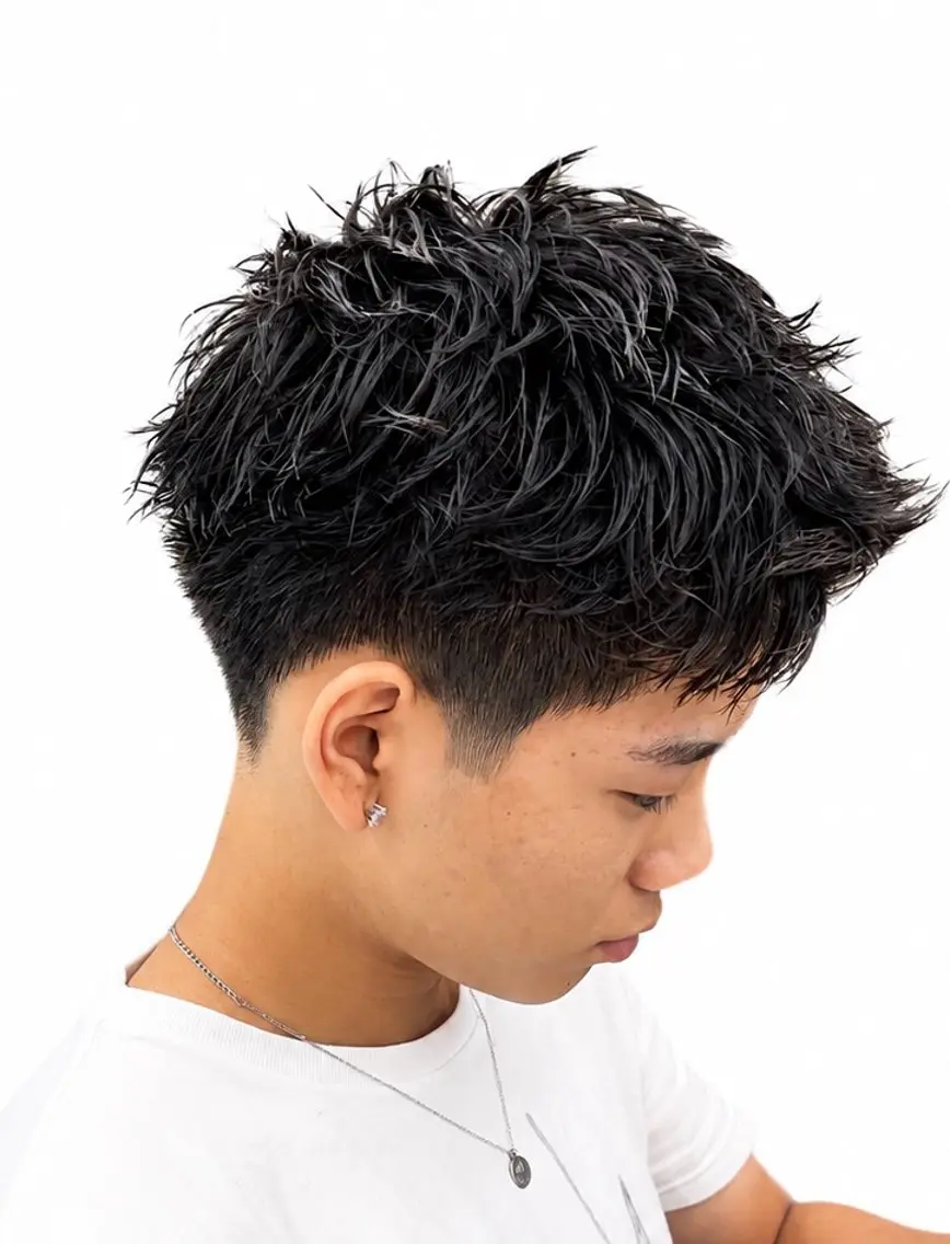 ショート メンズ カット スパイキー⚡️/ 海外風ヘア🌊秀平のヘアスタイル
