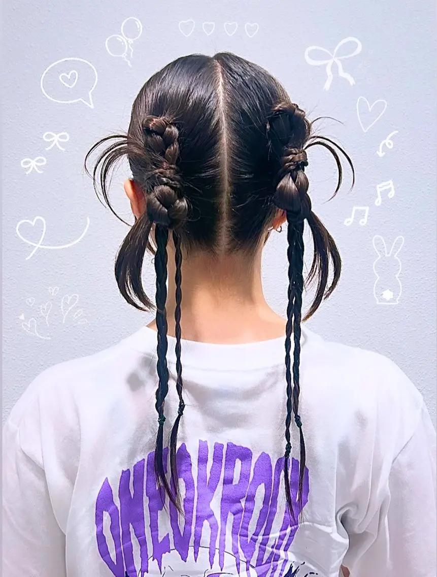 ヘアアレンジ ヘアセット ヘアセット/ミニボブ /レイヤー 山田寛菜のヘアスタイル
