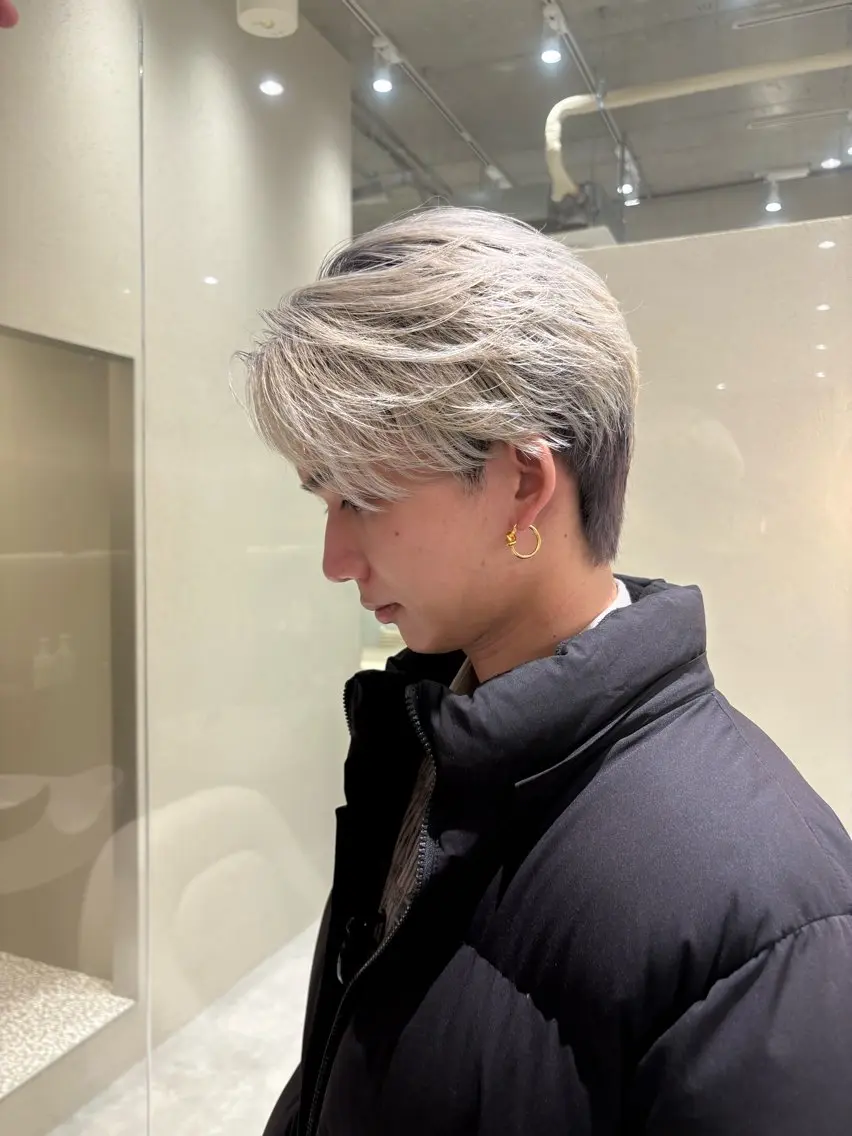 ショート カラー メンズ 吉武 茂暉のヘアスタイル