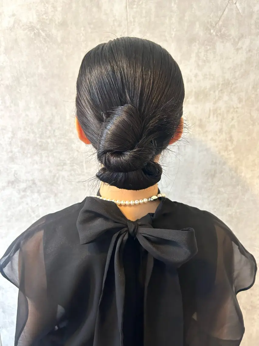 ロング ヘアアレンジ ヘアセット 横浜ダブルカラー/ ハイトーンエクステのヘアスタイル
