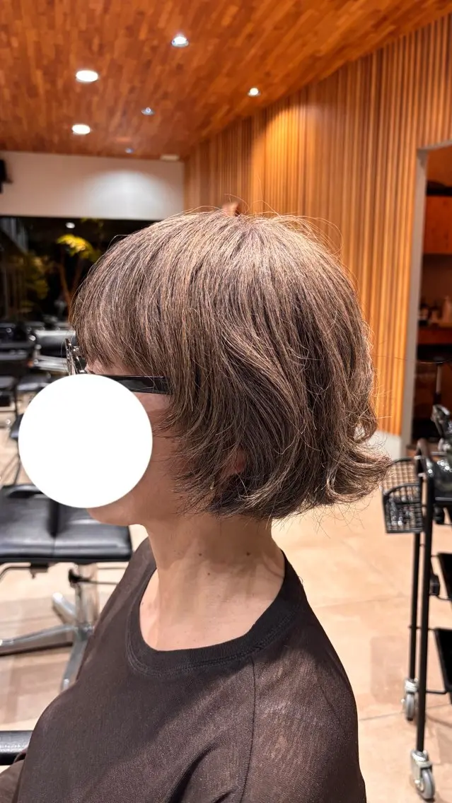 ショート ショートボブ ボブ 顔周りカット レイヤーカット ショートヘア カット SOLA /Shihoのヘアスタイル