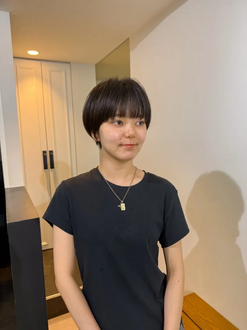 ショート カラー ショートヘア カット ヘアカラー メンズカット メンズパーマのヘアスタイル