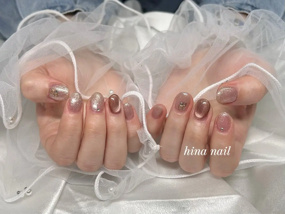 ネイル シンプルネイル ハンドネイル Hina nail 木場のネイルデザイン
