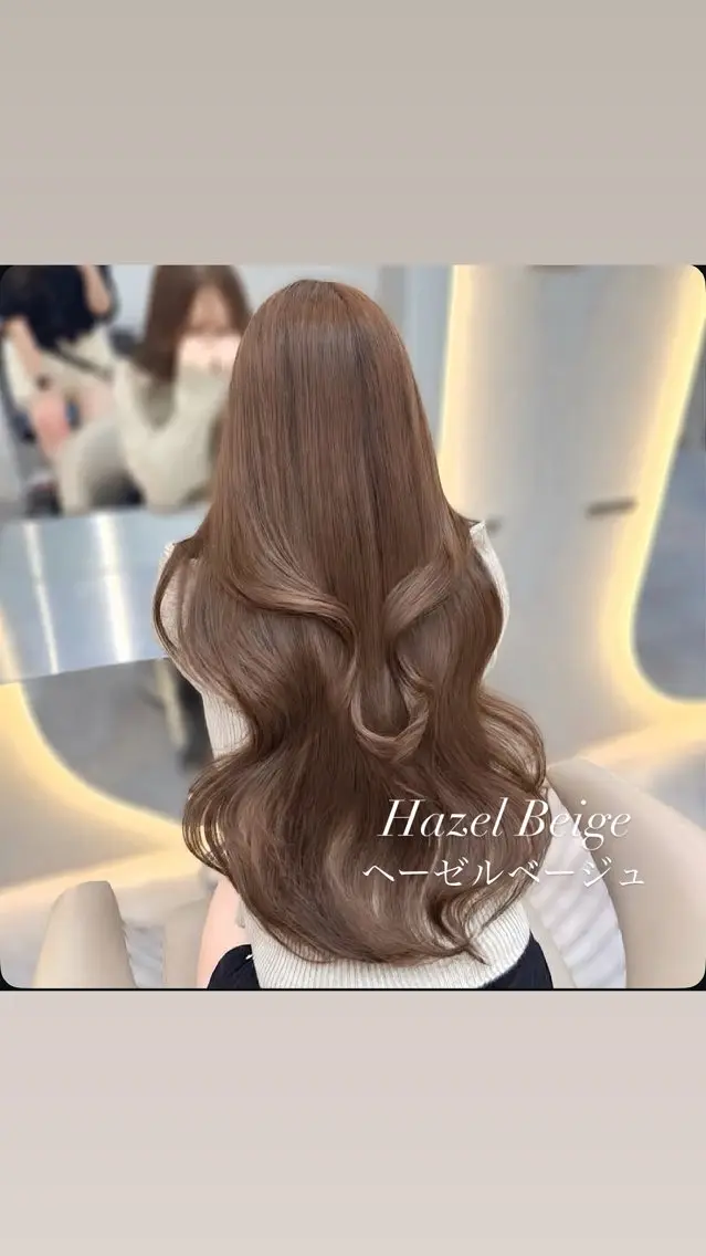 ロング カット ヘアカラー トリートメント 韓国トレンド💓‪ 阿部あんじゅのヘアスタイル