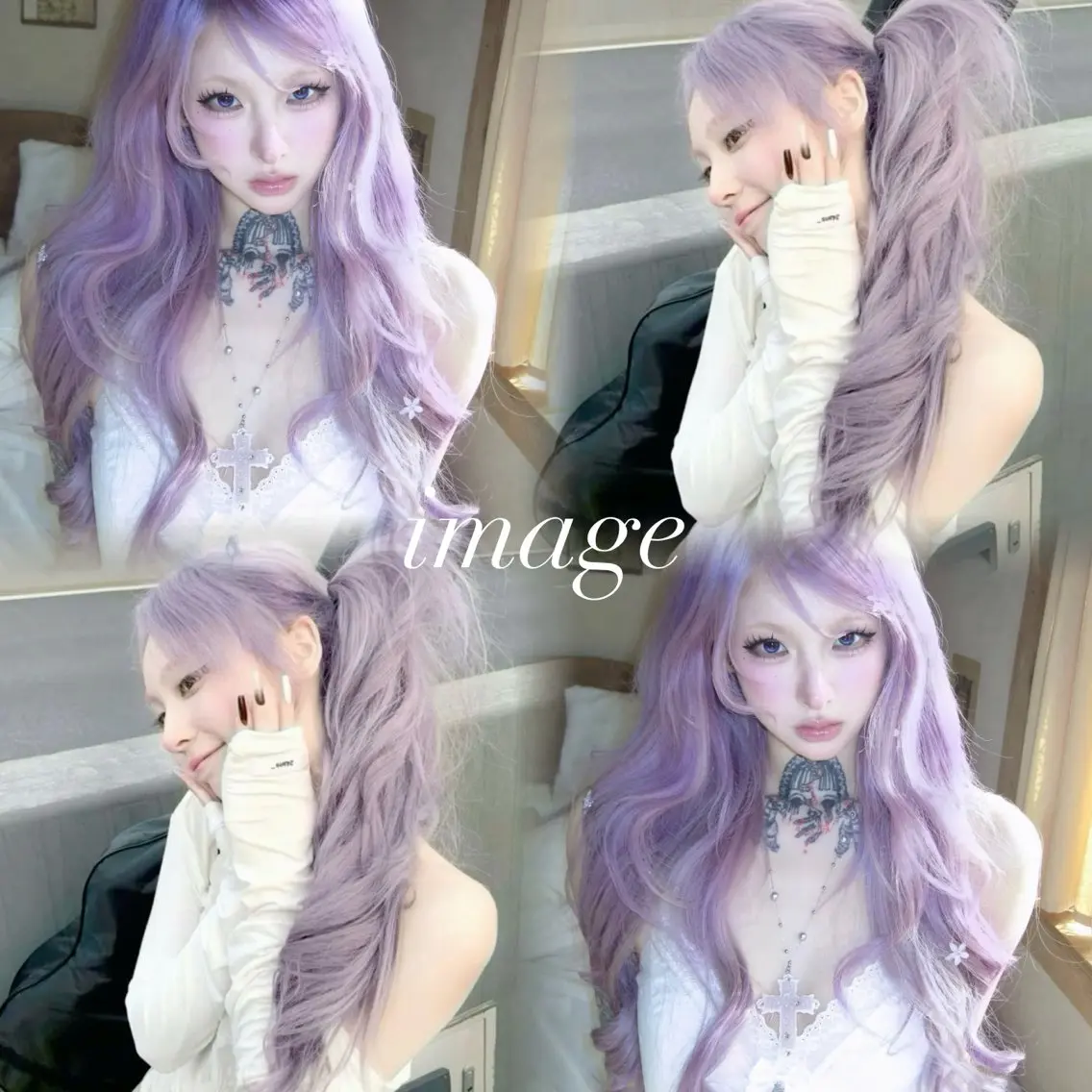 カラー 𝕹𝖔𝖆 🪽⋆⊹𓂃 ࣪ ˖のヘアスタイル