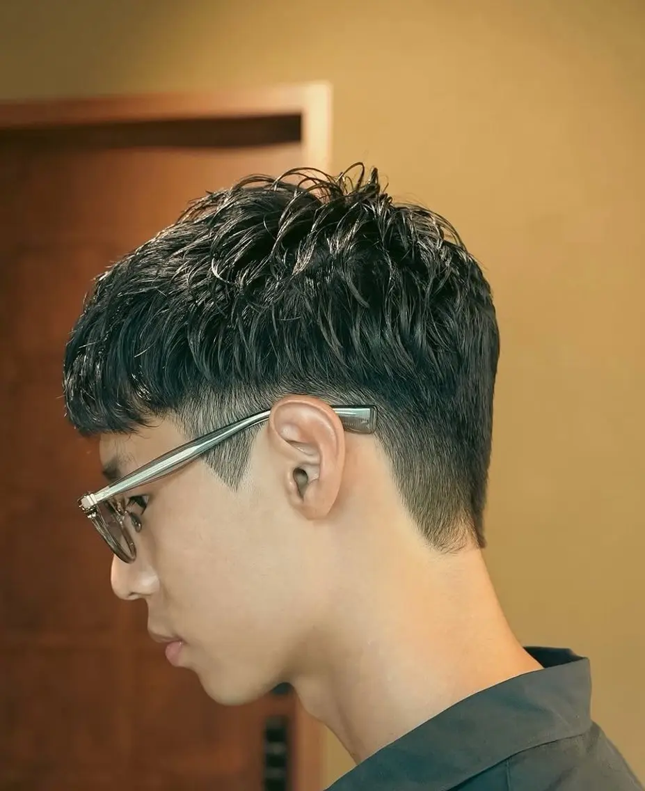 ショート パーマ メンズ カット パーマ メンズカット✂️ パーマ🌀 サトエリのヘアスタイル