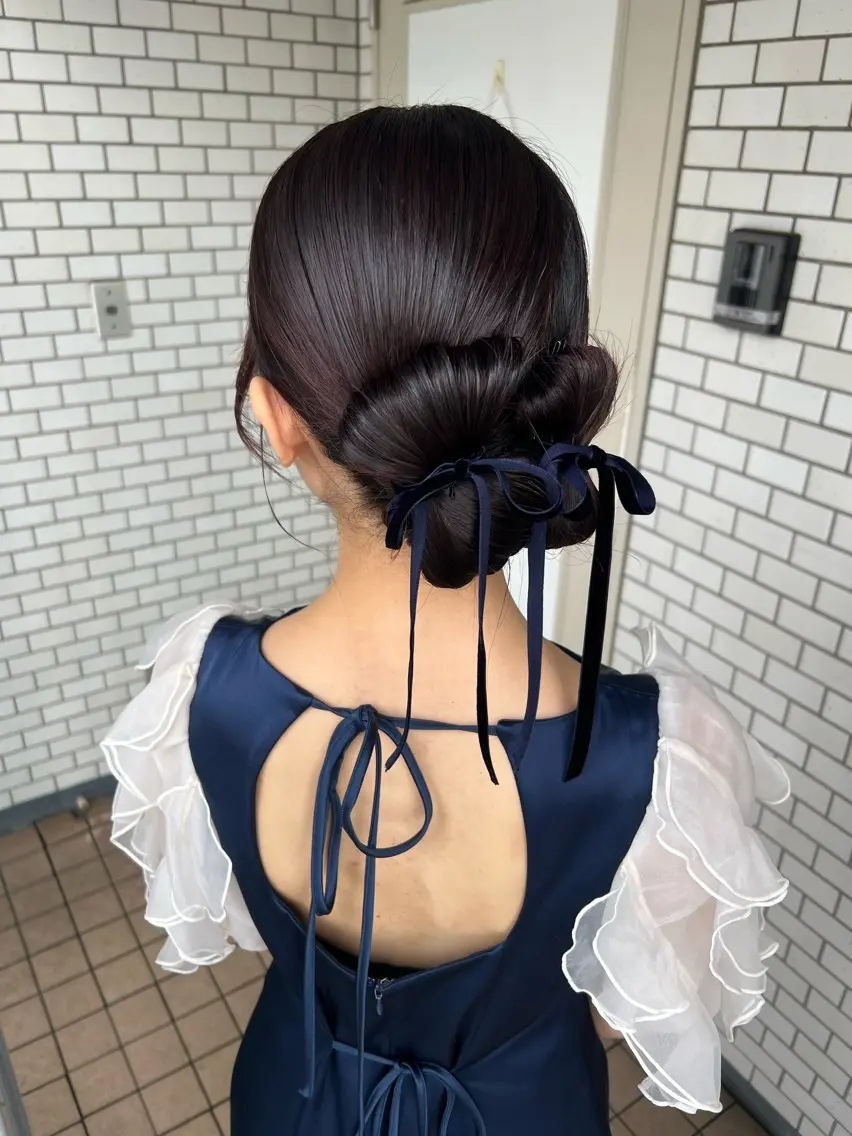 ヘアアレンジ ヘアセット 大人可愛いヘアメイク 💋🧚‍♀️しずかのヘアスタイル