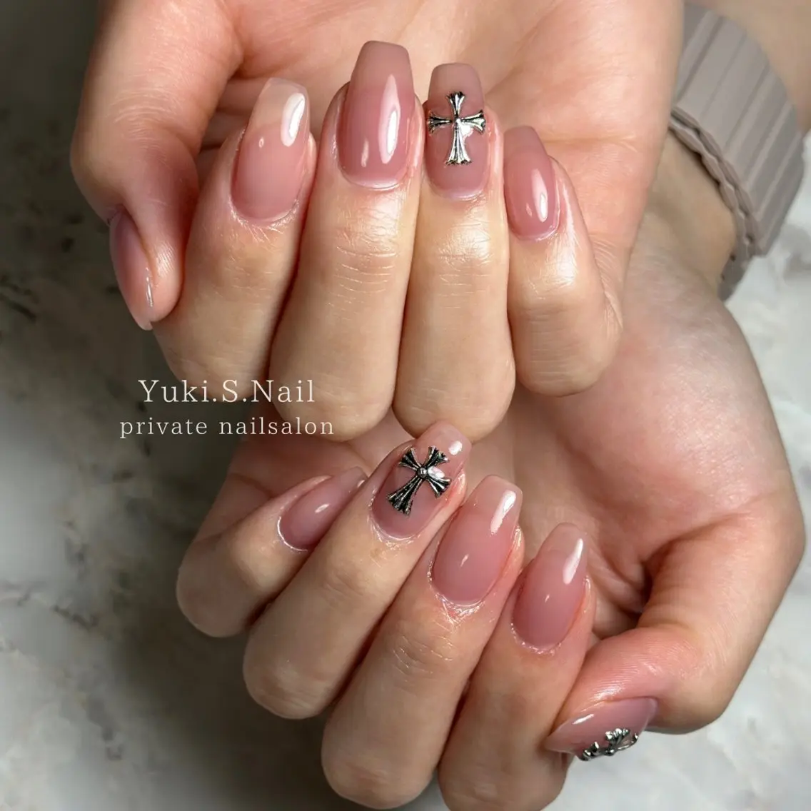 ショート ハンドネイル Yuki S.Nailのネイルデザイン