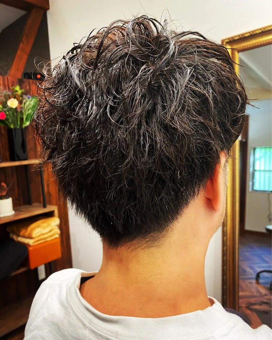 🍒カット＋パーマ＋超音波トリートメント+お試しヘッドスパの写真
