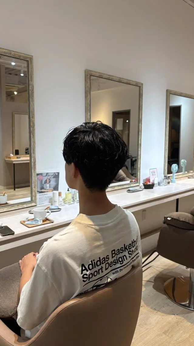 パーマ メンズ メンズパーマ ツイストスパイラルパーマ スパイラルパーマ カット パーマ soelいずみ野🌱 高橋のヘアスタイル