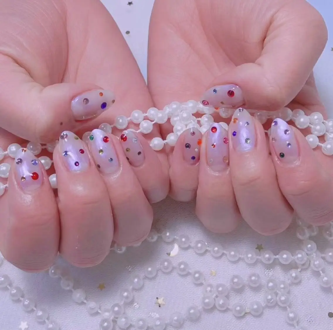 ネイル H3 Nail Tsuki🦋💙のネイルデザイン