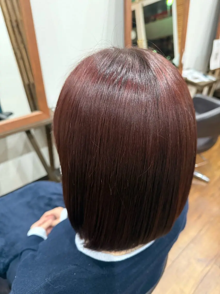 ショート カラー 似合わせカット カット ヘアカラー トリートメント 荒井 すずのヘアスタイル