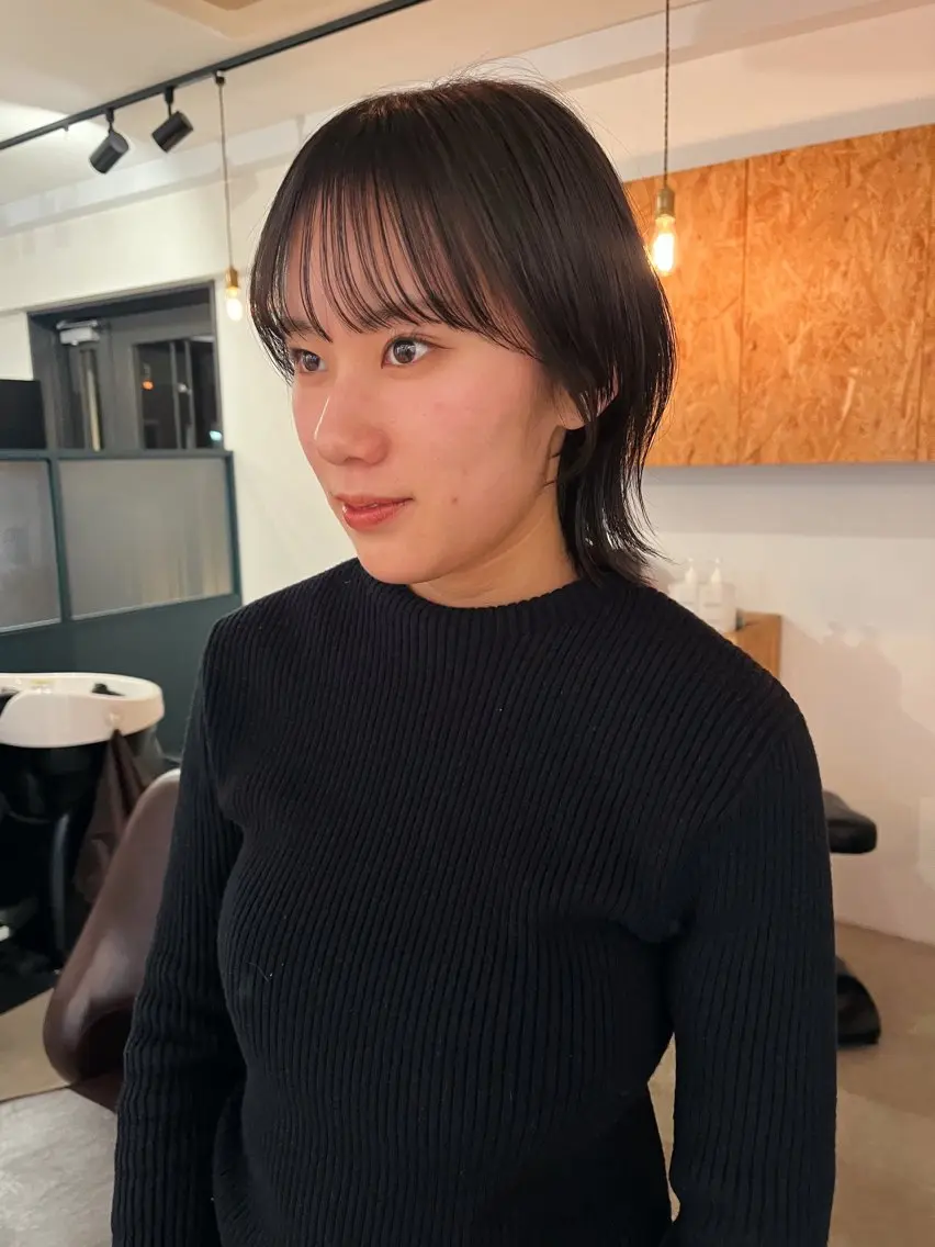 ショート ショートヘア ウルフカット 暖色/パーマ 🌼クニトウメイのヘアスタイル
