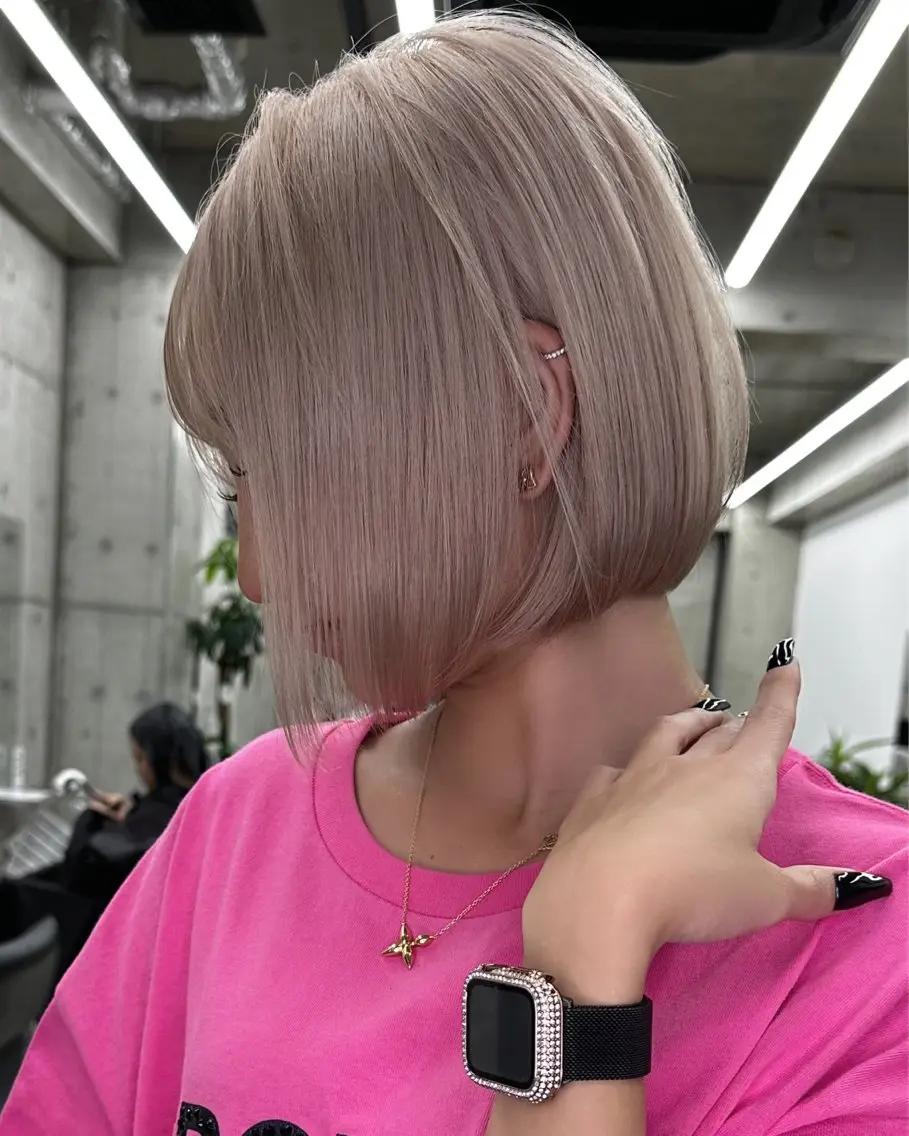 ミディアム ヘアカラー ルナ/名古屋栄 /バレイヤージュのヘアスタイル