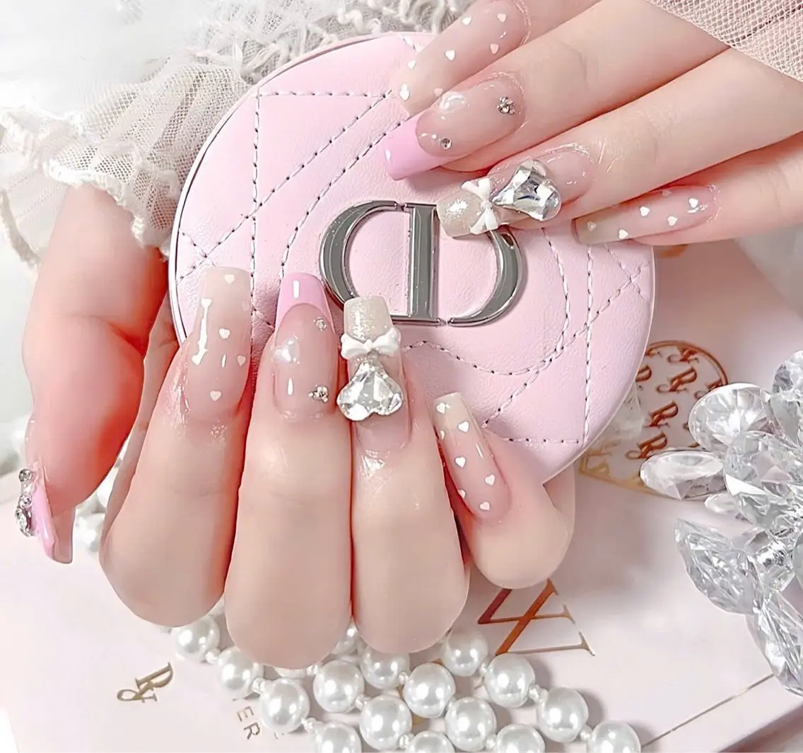 ネイル アートネイル 成人式 ジェルネイル ニュアンスネイル 夏ネイル neco H.babynailのネイルデザイン