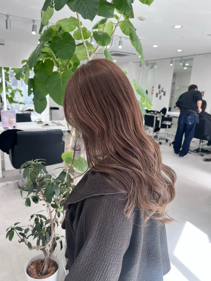ロング カラー カット ヘアカラー トリートメント ヘアセット 🖤:抜け感×大人 スタイル/Aoiのヘアスタイル