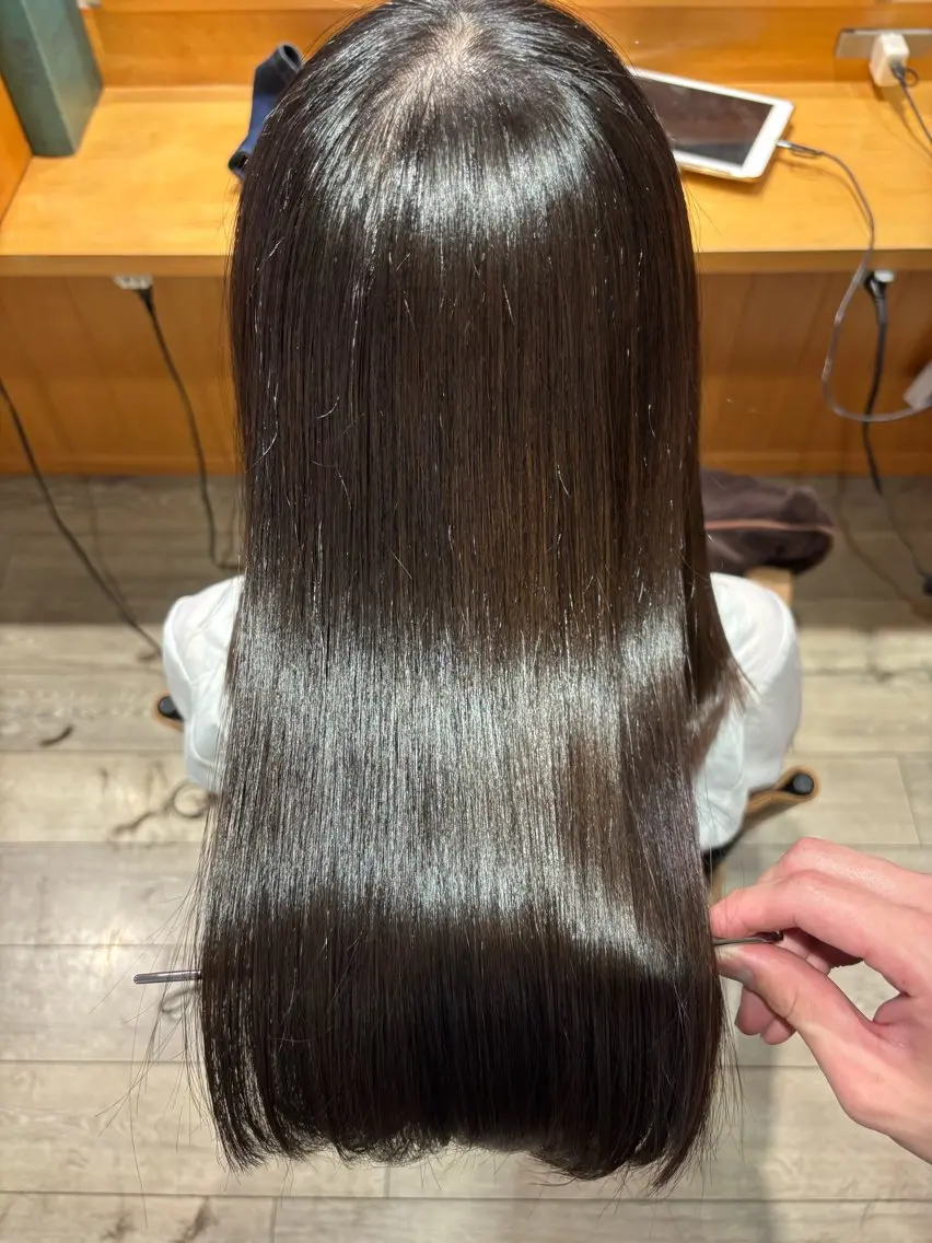 ロング カット ヘアカラー トリートメント 【Amphi Tokyo】宮原のヘアスタイル