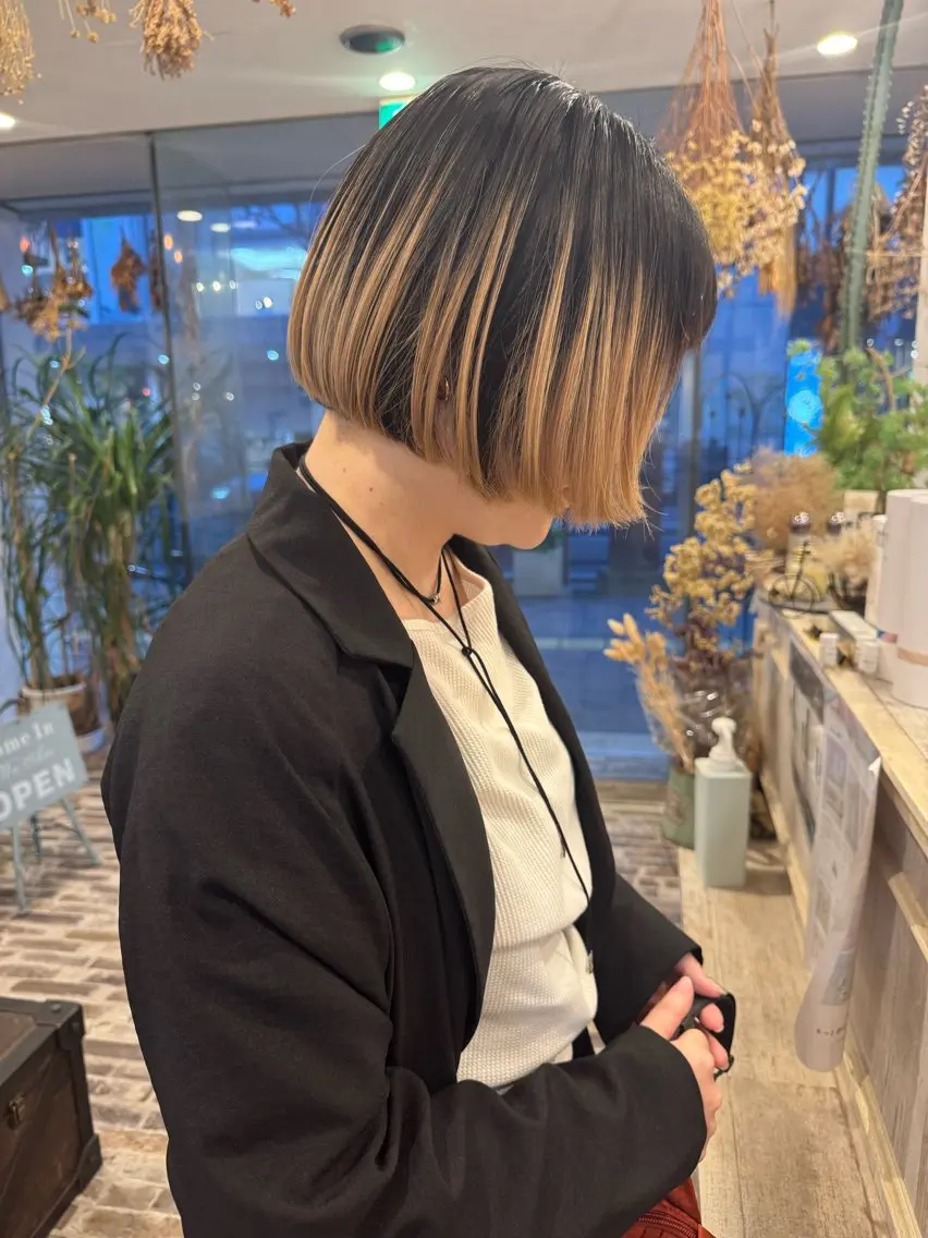 ショート カラー ボブ ヘアカラー m ā l o.🌷 サカモトマイコのヘアスタイル