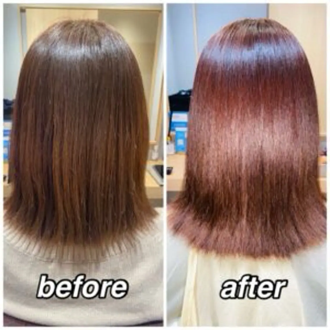 ミディアム カラー パーマ yoko yamaのヘアスタイル