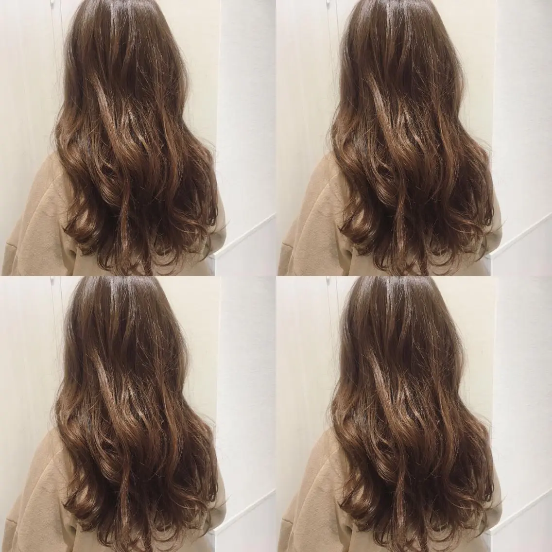 ロング カラー グレージュ イルミナカラー 似合わせカット 似合わせカット/ レイヤーカット/新谷のヘアスタイル