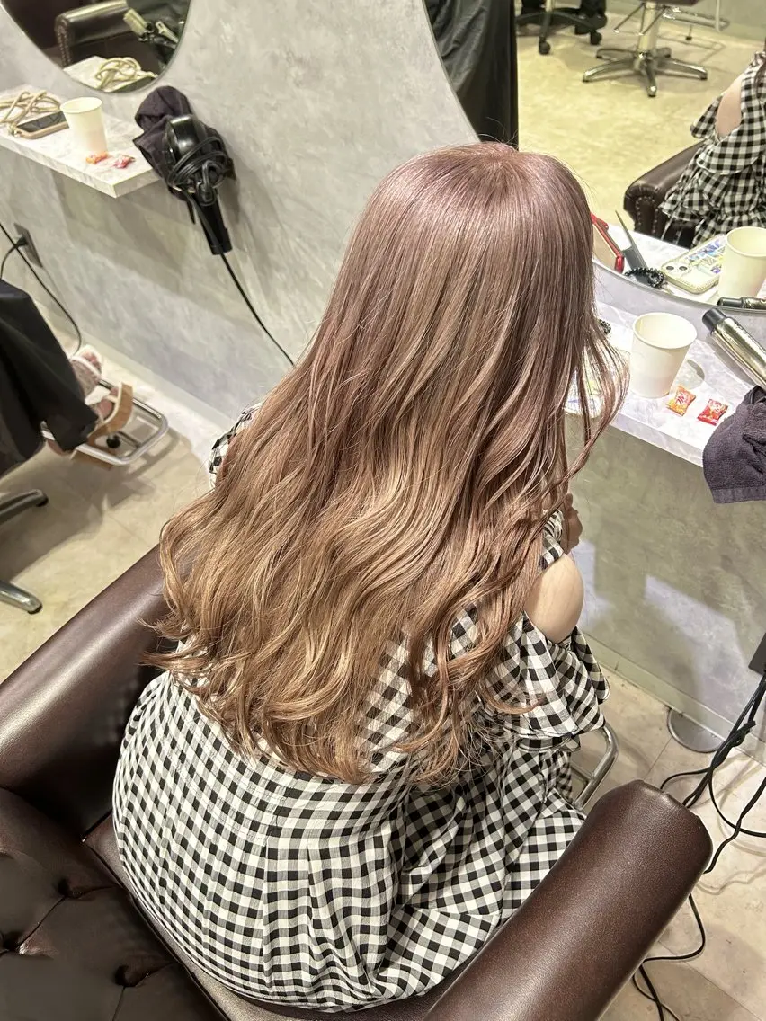 セミロング カラー 池袋/カラー特化🎨 ロング料金なし🩵のヘアスタイル