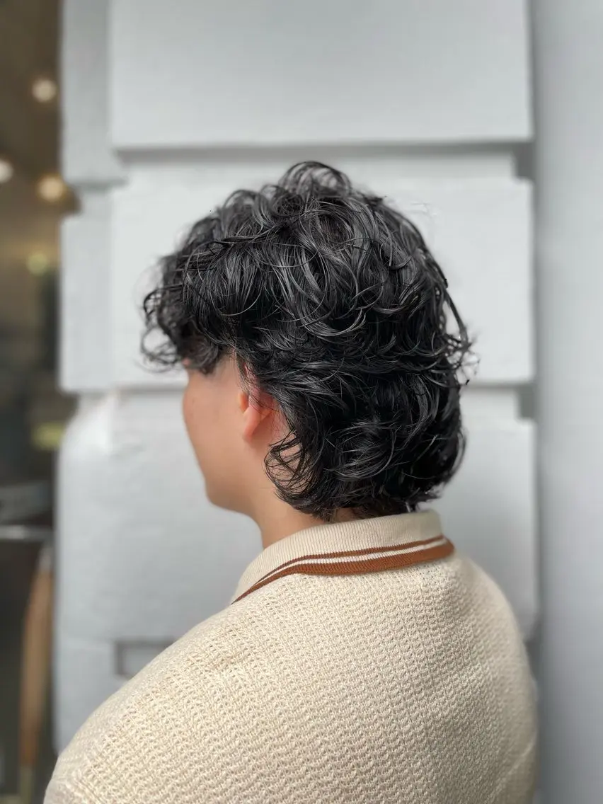 パーマ メンズ カット パーマ Kana .のヘアスタイル