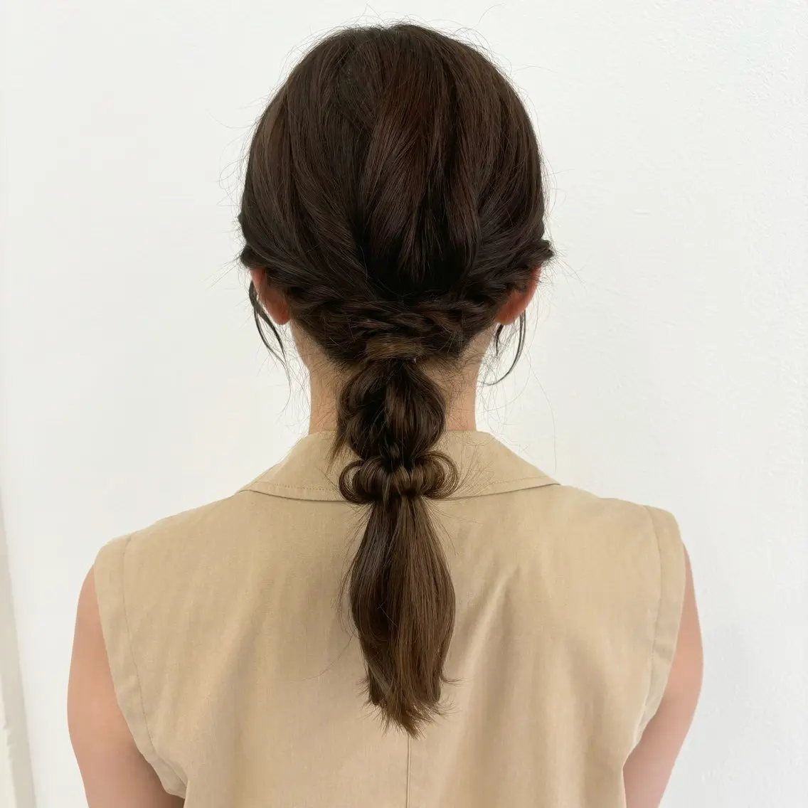 ミディアム ヘアアレンジ 結婚式・ブライダル デート ヘアセット Ayano🎀似 合わせ×透明感🎀のヘアスタイル