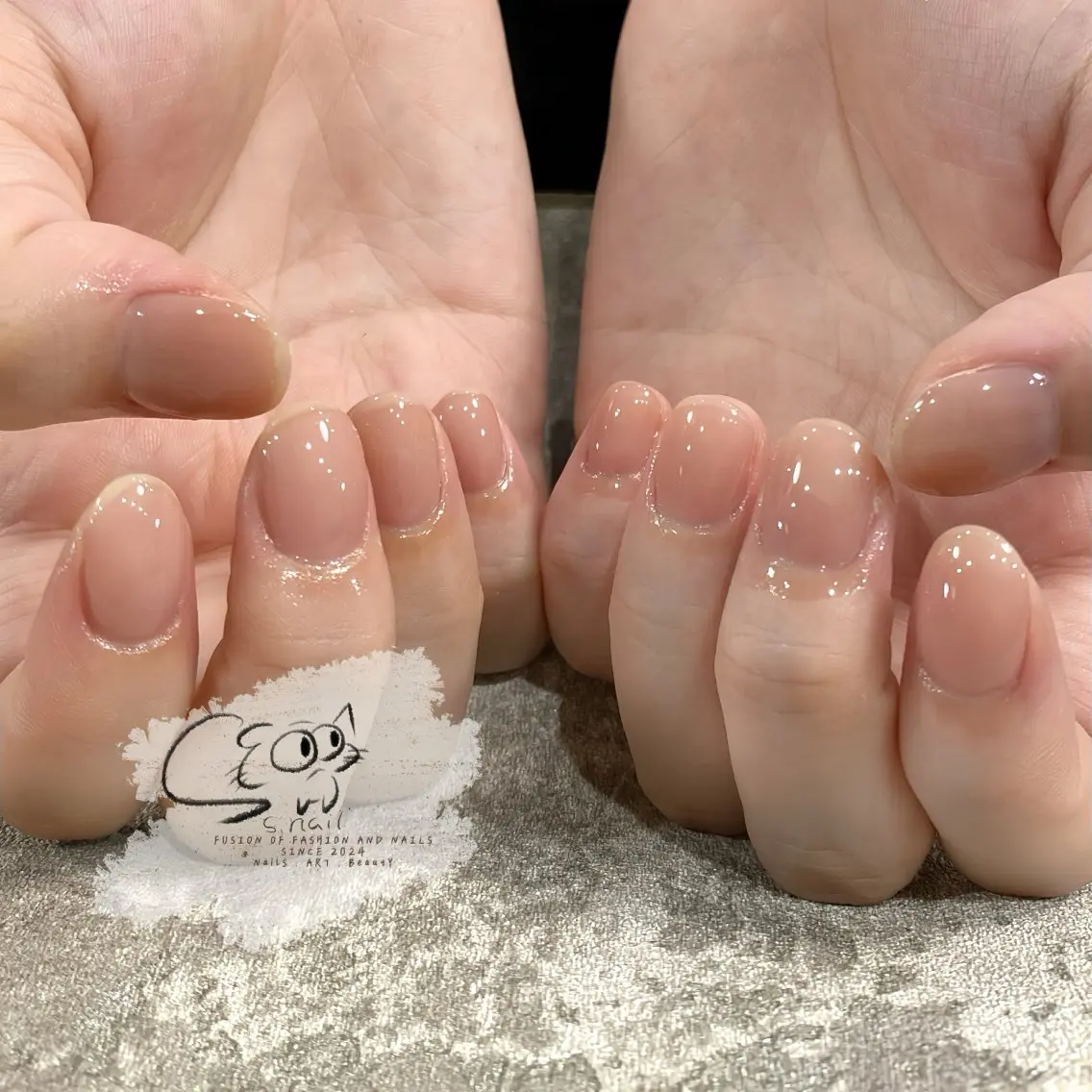 ネイル チークネイル フレンチネイル グラデーション マグネットネイル ワンカラーネイル S.nail _のネイルデザイン