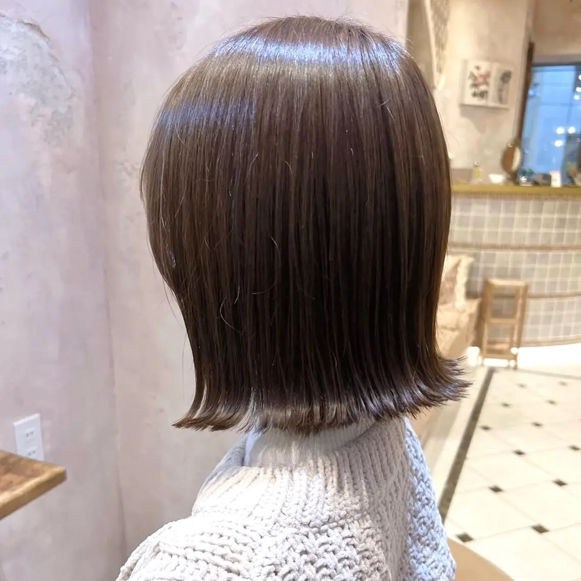 ショート ボブ 韓国風ヘア 縮毛矯正 縮毛矯正/艶髪/ 透明感カラー/たくまのヘアスタイル