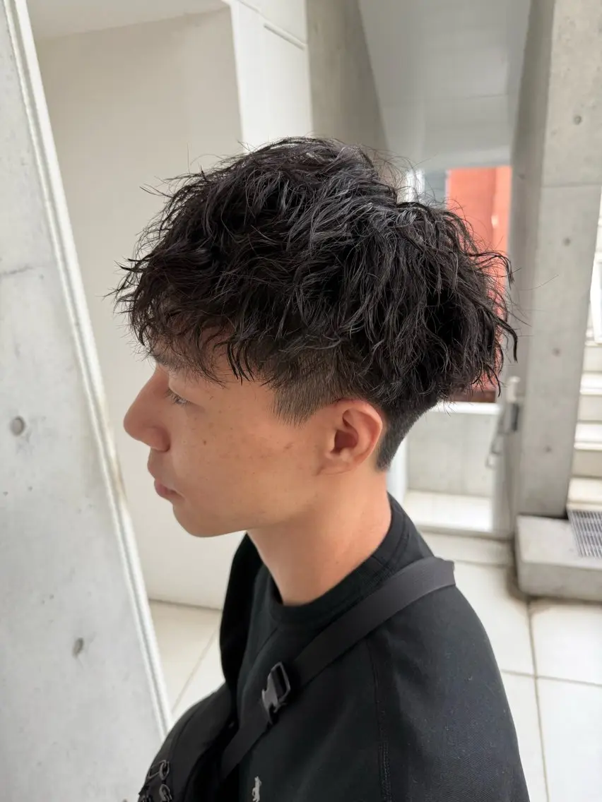 ショート カット パーマ 小村敏司🔹 メンズヘアのヘアスタイル