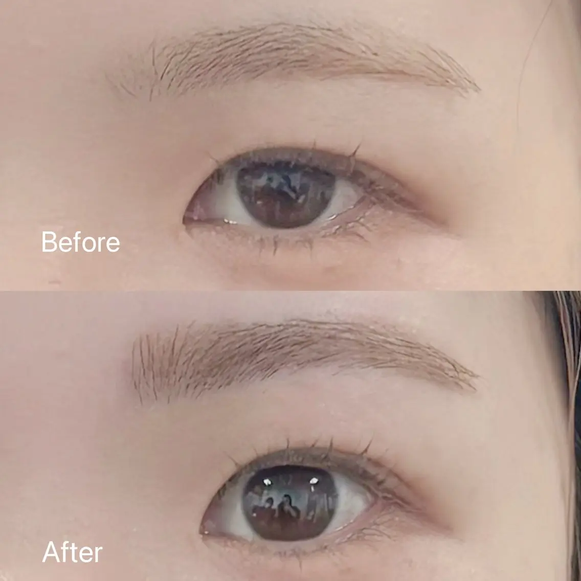 🌷美眉スタイリングモデル＋眉メイク仕上げ🌷の写真