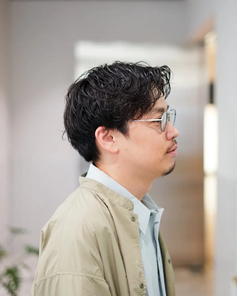 【メンズカット】+【デザインパーマ】の写真