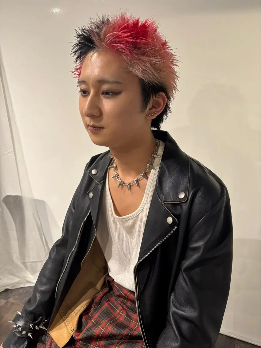 ショート カラー メンズ カット ヘアカラー 【メンズヘア特化】 オオヤチユソラのヘアスタイル