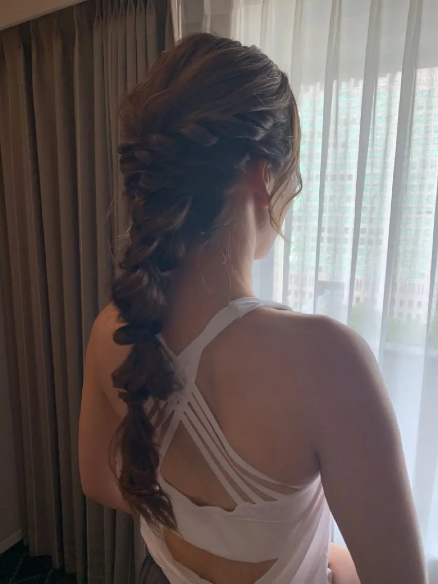 ロング ヘアセット Delight ヘアメイク着付けのヘアスタイル