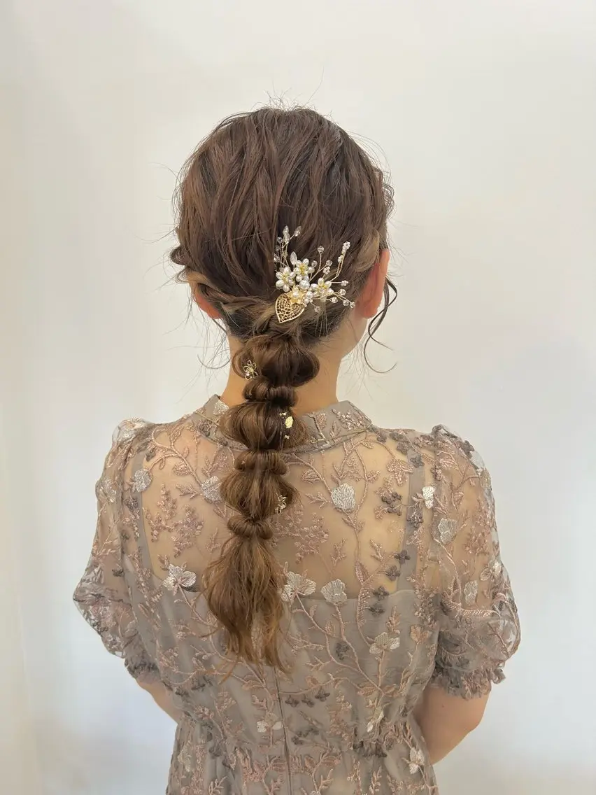👗ヘアセット🕊💍の写真